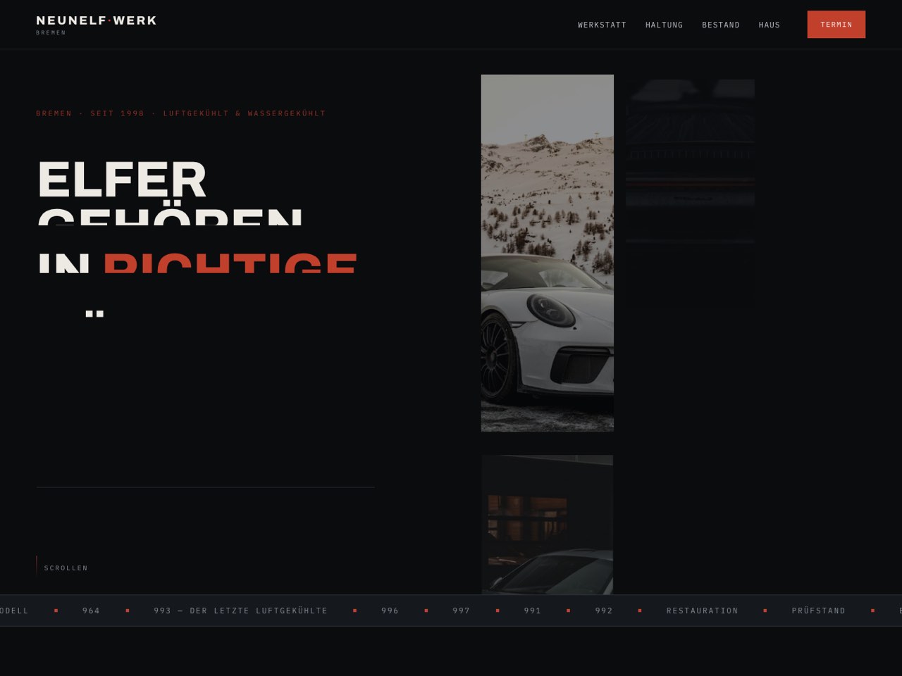 Vorschau der Website Neunelf Werk